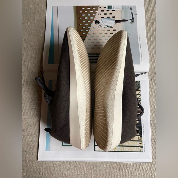 Allbirds Wool Runner Superfine NZ Merino In Brown Size W7 - Picture 6 of 10